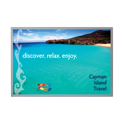 24x36 Light Box With Snap Frames for Easy Graphic Changes