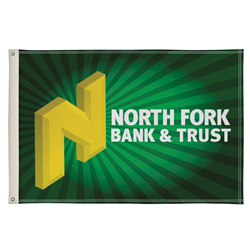 4' x 6' Full-Color Single-Sided Flag