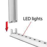 LightenUp 8ft Wide Tool Free BackLit Display