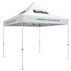 Standard 10 x 10 Event Tent Kit (Full-Color Thermal Imprint, 8 Locations)