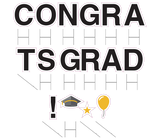 Congrats Grad Yard Cards - Free ground shipping