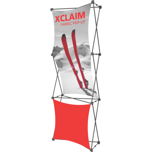 Xclaim Banner Stand 2.5ft Fabric Popup Display Kit 02