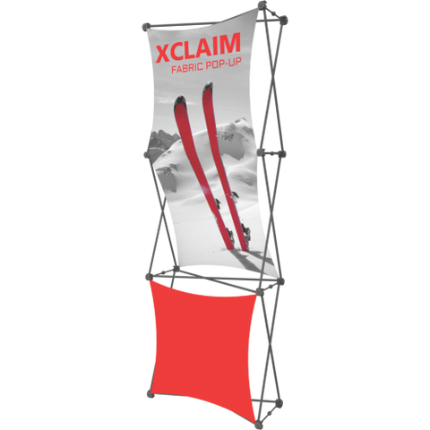 Xclaim Banner Stand 2.5ft Fabric Popup Display Kit 02