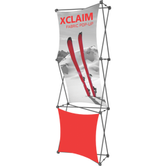 Xclaim Banner Stand 2.5ft Fabric Popup Display Kit 02